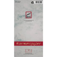 DFW Briefumschlag DL 20ST grau Marmorpapier