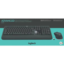 Logitech Tastatur+Maus MK540, Deutsch, kabellos, schwarz