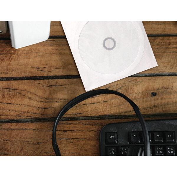 Q-CONNECT CD-H&uuml;llen Papier, 50 St&uuml;ck KF02206