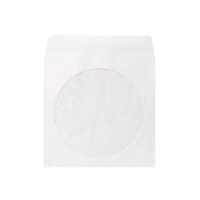 Q-CONNECT CD-Hüllen Papier, 50 Stück KF02206