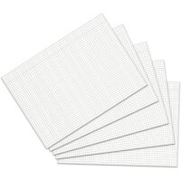 RNK Karteikarte, A8, 170g m², kariert, 100 Stück, weiß 114880