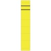 Rückenschild lang schmal gelb NEUTRAL selbstklebend Packung 10 Stück