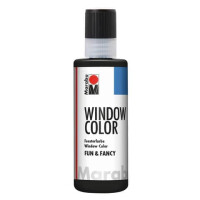 Marabu Fensterfarbe Fun&Fancysoft konturen-schwarz 80ml