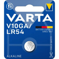VARTA Batterie Knopf Alkaline 1,5V 1St V10GA