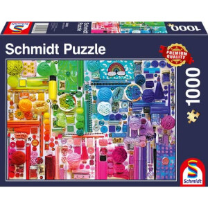 SCHMIDT Puzzle Regenbogenfarben 1000 Teile