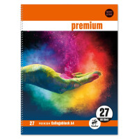 STAUFEN PREMIUM Collegeblock, A4, 90g m², 80 Blatt, Lin.27, sortiert 734452270