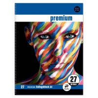 STAUFEN PREMIUM Collegeblock, A4, 90g m², 80 Blatt, Lin.27, sortiert 734452270