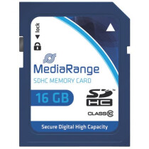 MediaRange Speicherkarte Memorycard SDHC 16GB