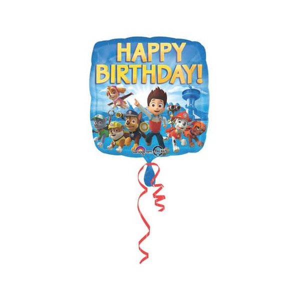 amscan Folienballon Paw Patrol Geburtstag 43x43cm
