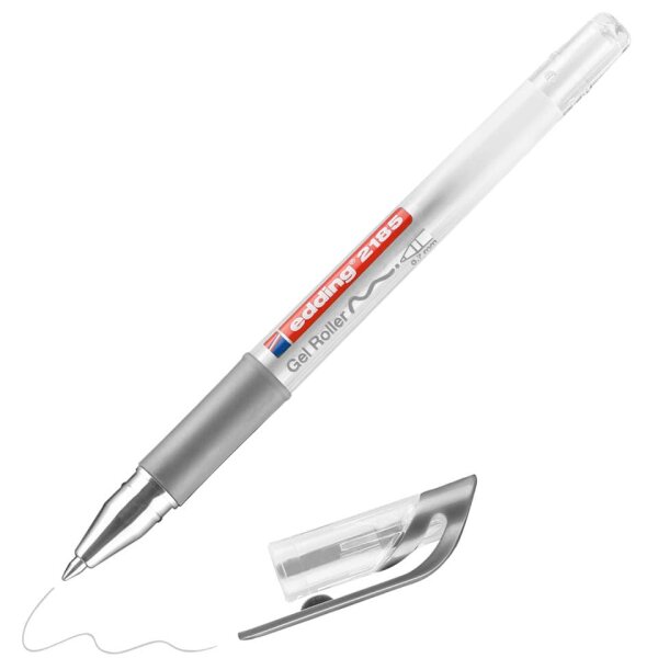 EDDING Gelroller 2185, 0,7mm, silber 4-2185054