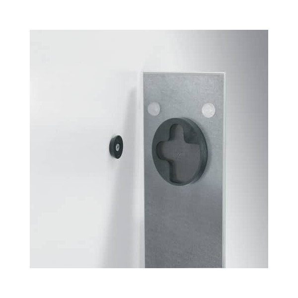 sigel Magnettafel Glas wei&szlig; 12x78cm