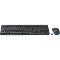 Logitech Tastatur + Maus MK270 Wireless Optisch, schwarz