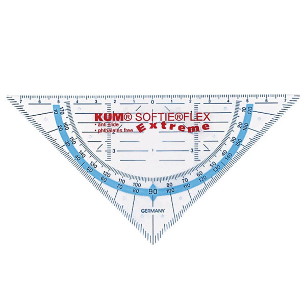 KUM Geometriedreieck Softie Flex, 16cm 225.07.19