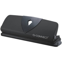 Q-Connect Doppellocher für 25 Blatt schwarz 4-fache...