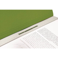 FALKEN Ösenhefter, A4, 250 g m², voller Deckel, kfm- Behördenheftung, Manilakarton, grün 80003890