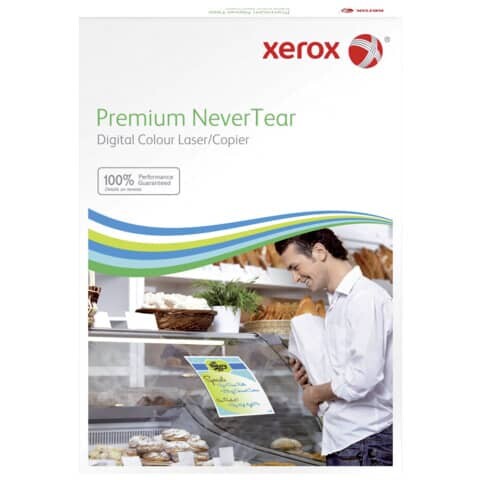 Xerox Kopierpapier Premium NeverTear, A4, 130g m², 100 Blatt, pastelgrün