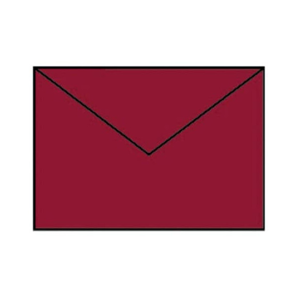 RÖSSLER Briefumschlag Coloretti, C6, 80g m², 5 Stück, rosso