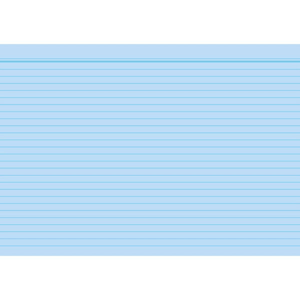 RNK Karteikarte, A8, 170g m², liniert, 100 Stück, blau 115084