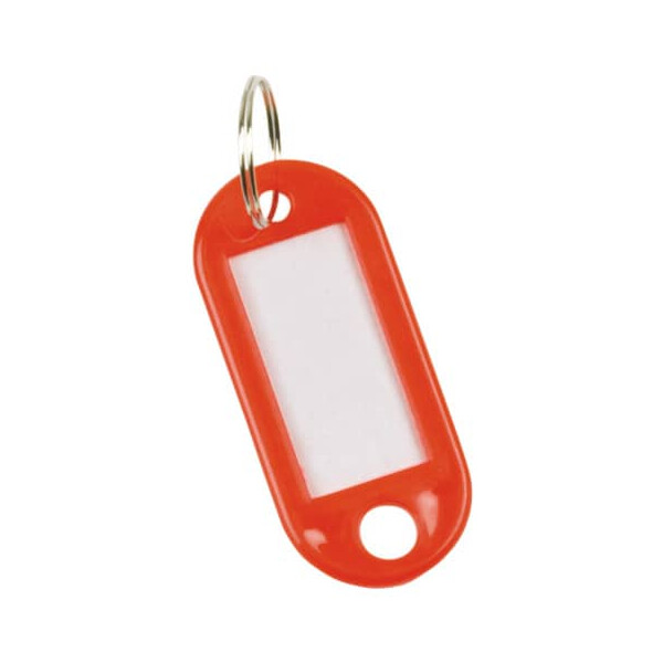 Q-Connect Schlüsselanhänger 10 Stück rot