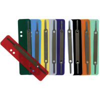 Q-CONNECT Heftstreifen mit Metalldeckleiste, 34 x 150 mm,...