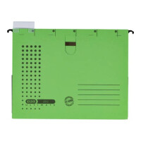 ELBA Organisationshefter chic, Karton (RC) 230 g qm, A4, grün, 5 Stück