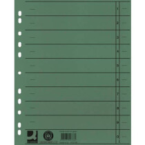 Q-Connect Trennblatt A4 100 Stück grün