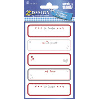 ZDesign HOME Haushalts-Etiketten "Rechteckig mit...