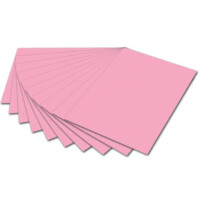 folia Tonpapier 130g m² rosa 50x70cm 10 Stück