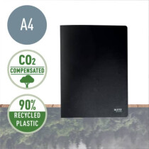 LEITZ Sichtbuch Recycle, A4, 40 Stück, , schwarz
