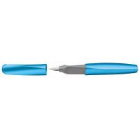 Pelikan Twist Füllhalter, silber schwarz