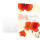 sigel Glückwunschkarte "Red Poppies", (B)115 x (H)170 mm