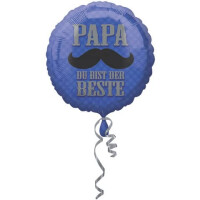 amscan Folienballon Papa du bist der Beste D43cm