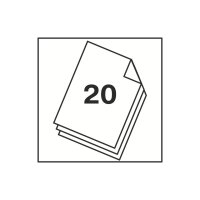 EDITION DÜRER Zeichenblock, kopfgeleimt, A4, 120g m², 20 Blatt 055470000