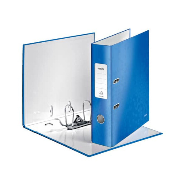 LEITZ Qualitäts-Ordner 180° WOW, A4, 8cm, blau metallic