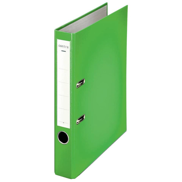 CENTRA Ordner Plastik Chromos, mit Schlitzen, A4, 55 mm, apple 231146