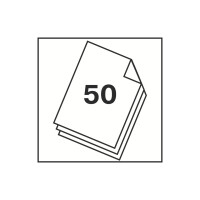 HAHNEMÜHLE Isometrieblock, A4, 80g m², 50 Blatt, rautiert 10662642