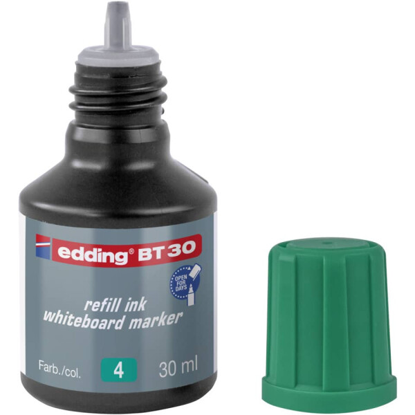 EDDING Nachf&uuml;lltinte BT 30, Whiteboardmarker, 30ml, gr&uuml;n 4-BT30004