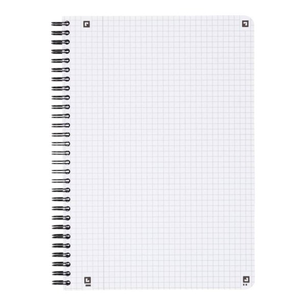 OXFORD Collegeblock Touch, B5, 80 Blatt, kariert, schwarz 400121613