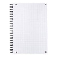 OXFORD Collegeblock Touch, B5, 80 Blatt, kariert, schwarz 400121613