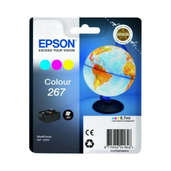 EPSON Original Epson Tintenpatrone color (C13T26704010,T267040,267,T2670,T26704010)