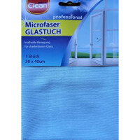 Clean Microfasertuch für Glas, 30 x 40 cm
