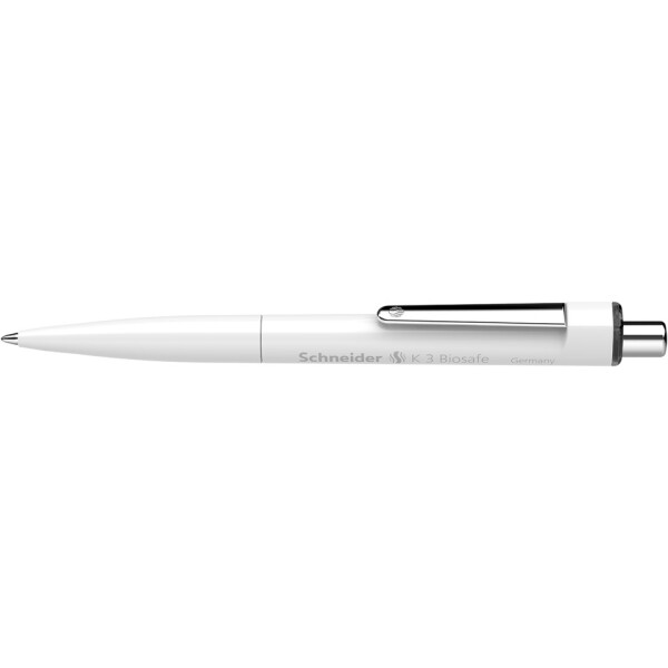 SCHNEIDER Kugelschreiber K 3 Biosafe, Druckmechanik, M, schwarz 3271