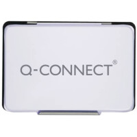 Q-Connect Stempelkissen 9x5,5cm schwarz