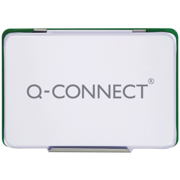 Q-CONNECT Stempelkissen Gr. 2, 7x11cm, gr&uuml;n KF25210