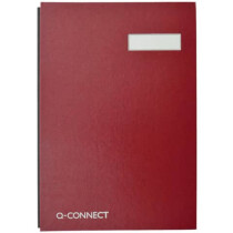 Q-Connect Unterschriftsmappe rot 4405101