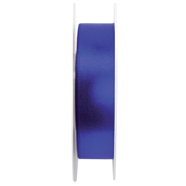 GOLDINA Doppelsatinband, 25 mm x 25 m, ultramarin