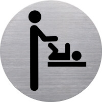 helit Piktogramm "the badge" WC-Herren, rund,...