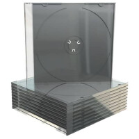 MediaRange CD Hüllen Slim 10 Stück schwarz