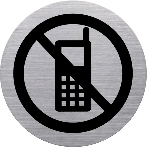 helit Piktogramm "the badge" Wickelraum, rund, silber