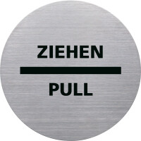 helit Piktogramm "the badge" ZIEHEN PULL, rund,...